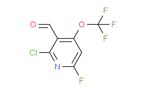 2-Chloro-6-fluoro-4-(trifluoromethoxy)pyridine-3-carboxaldehyde