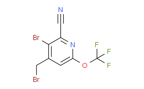 3-Bromo-4-(bromomethyl)-2-cyano-6-(trifluoromethoxy)pyridine