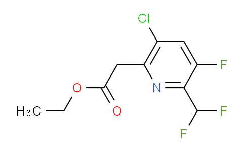 AM37961 | 1806936-84-4 | Ethyl 5-chloro-2-(difluoromethyl)-3-fluoropyridine-6-acetate