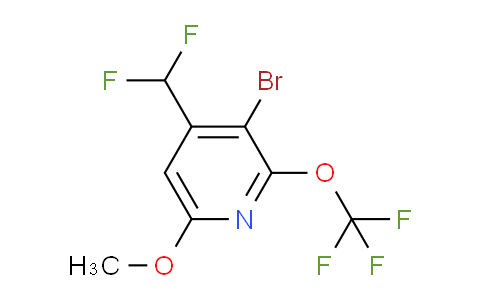 AM37963 | 1804000-29-0 | 3-Bromo-4-(difluoromethyl)-6-methoxy-2-(trifluoromethoxy)pyridine