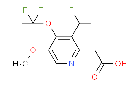 AM37995 | 1806750-52-6 | 3-(Difluoromethyl)-5-methoxy-4-(trifluoromethoxy)pyridine-2-acetic acid