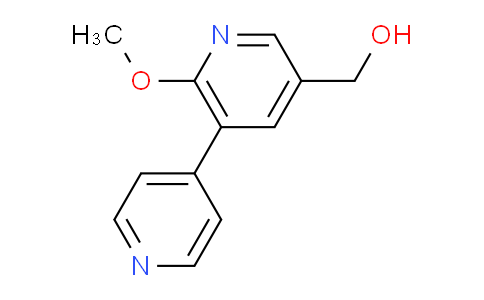 6-Methoxy-5-(pyridin-4-yl)pyridine-3-methanol