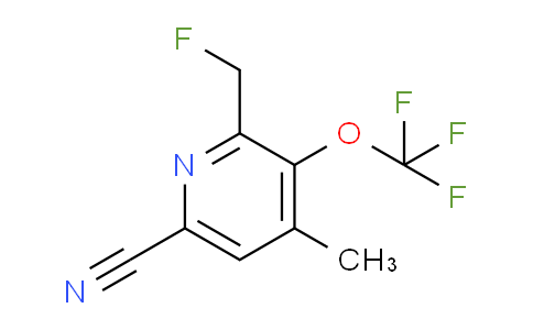 6-Cyano-2-(fluoromethyl)-4-methyl-3-(trifluoromethoxy)pyridine