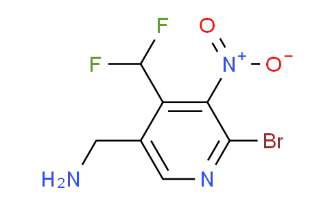 5-(Aminomethyl)-2-bromo-4-(difluoromethyl)-3-nitropyridine