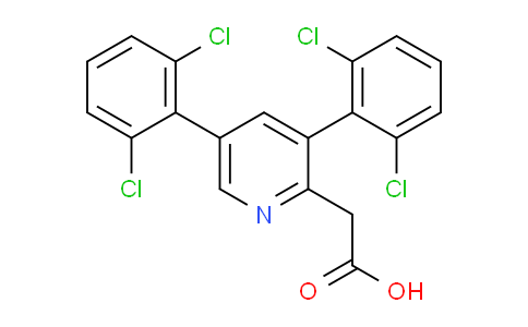 3,5-Bis(2,6-dichlorophenyl)pyridine-2-acetic acid