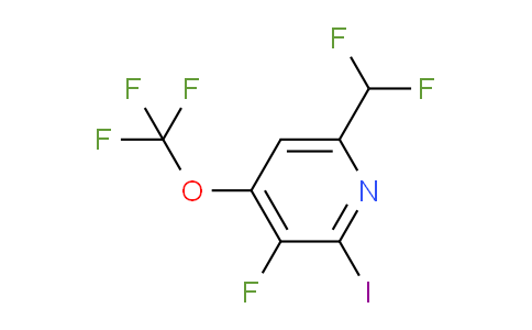 AM38020 | 1804781-77-8 | 6-(Difluoromethyl)-3-fluoro-2-iodo-4-(trifluoromethoxy)pyridine