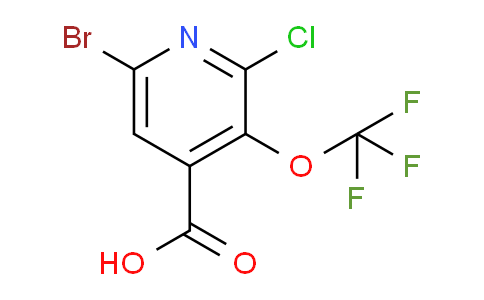 6-Bromo-2-chloro-3-(trifluoromethoxy)pyridine-4-carboxylic acid