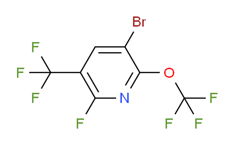 3-Bromo-6-fluoro-2-(trifluoromethoxy)-5-(trifluoromethyl)pyridine