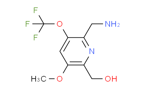 2-(Aminomethyl)-5-methoxy-3-(trifluoromethoxy)pyridine-6-methanol