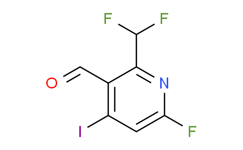 2-(Difluoromethyl)-6-fluoro-4-iodopyridine-3-carboxaldehyde