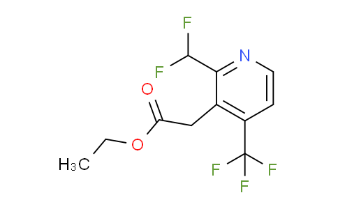 AM38051 | 1806809-19-7 | Ethyl 2-(difluoromethyl)-4-(trifluoromethyl)pyridine-3-acetate
