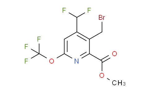 AM38054 | 1805281-64-4 | Methyl 3-(bromomethyl)-4-(difluoromethyl)-6-(trifluoromethoxy)pyridine-2-carboxylate