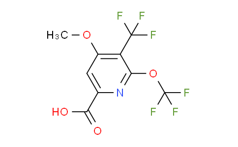 AM38073 | 1804945-69-4 | 4-Methoxy-2-(trifluoromethoxy)-3-(trifluoromethyl)pyridine-6-carboxylic acid