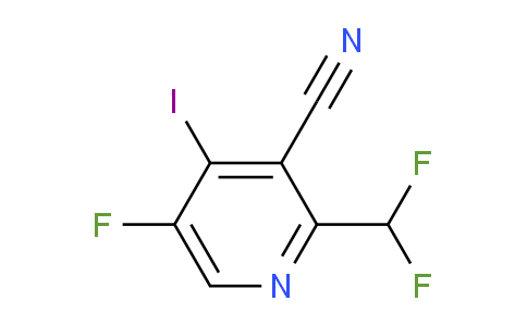 AM38076 | 1805355-54-7 | 3-Cyano-2-(difluoromethyl)-5-fluoro-4-iodopyridine