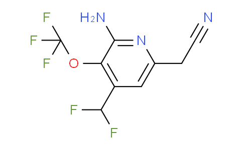 AM38079 | 1804392-02-6 | 2-Amino-4-(difluoromethyl)-3-(trifluoromethoxy)pyridine-6-acetonitrile