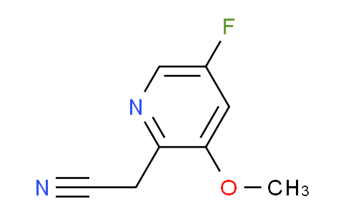 AM38090 | 1803793-34-1 | 5-Fluoro-3-methoxypyridine-2-acetonitrile