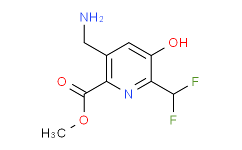 AM38103 | 1805396-29-5 | Methyl 5-(aminomethyl)-2-(difluoromethyl)-3-hydroxypyridine-6-carboxylate