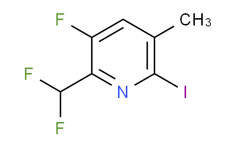 AM38115 | 1807077-56-0 | 2-(Difluoromethyl)-3-fluoro-6-iodo-5-methylpyridine