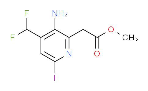 AM38120 | 1805216-82-3 | Methyl 3-amino-4-(difluoromethyl)-6-iodopyridine-2-acetate