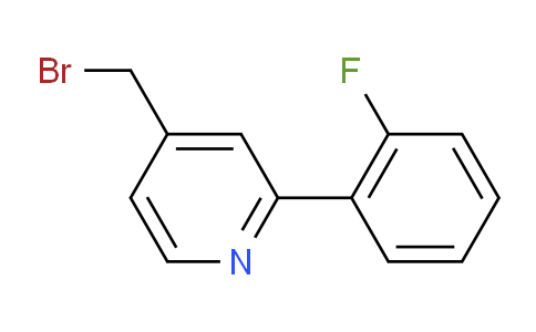 AM38121 | 1227583-38-1 | 4-Bromomethyl-2-(2-fluorophenyl)pyridine