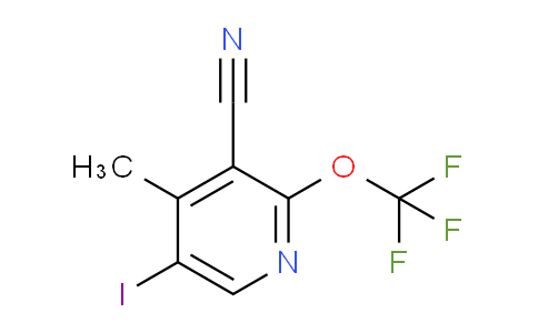 3-Cyano-5-iodo-4-methyl-2-(trifluoromethoxy)pyridine