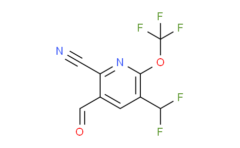 AM38155 | 1805926-40-2 | 2-Cyano-5-(difluoromethyl)-6-(trifluoromethoxy)pyridine-3-carboxaldehyde