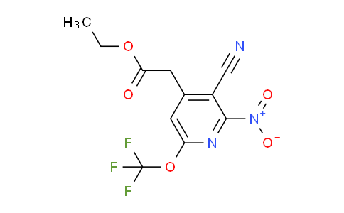 AM38159 | 1804811-48-0 | Ethyl 3-cyano-2-nitro-6-(trifluoromethoxy)pyridine-4-acetate