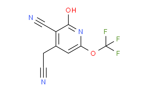 3-Cyano-2-hydroxy-6-(trifluoromethoxy)pyridine-4-acetonitrile