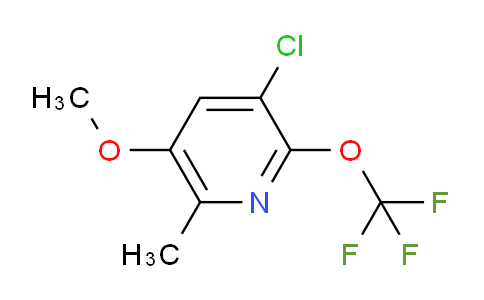 3-Chloro-5-methoxy-6-methyl-2-(trifluoromethoxy)pyridine