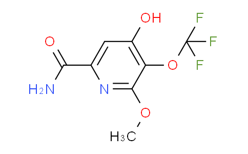 4-Hydroxy-2-methoxy-3-(trifluoromethoxy)pyridine-6-carboxamide