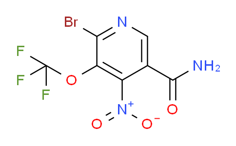 2-Bromo-4-nitro-3-(trifluoromethoxy)pyridine-5-carboxamide