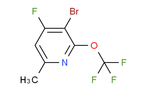 AM38189 | 1804560-16-4 | 3-Bromo-4-fluoro-6-methyl-2-(trifluoromethoxy)pyridine