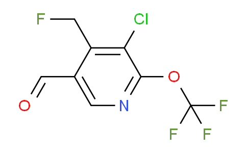 AM38193 | 1804473-01-5 | 3-Chloro-4-(fluoromethyl)-2-(trifluoromethoxy)pyridine-5-carboxaldehyde