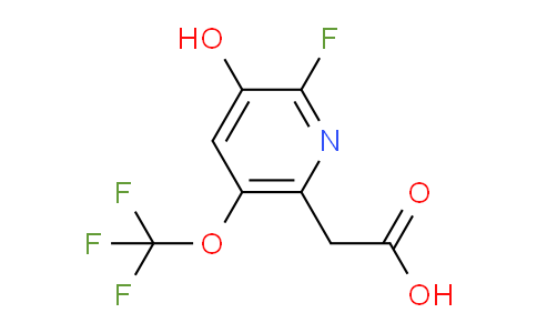 2-Fluoro-3-hydroxy-5-(trifluoromethoxy)pyridine-6-acetic acid
