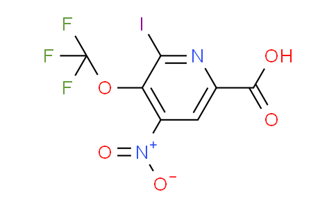 2-Iodo-4-nitro-3-(trifluoromethoxy)pyridine-6-carboxylic acid