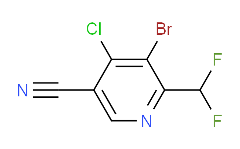 AM38201 | 1806027-98-4 | 3-Bromo-4-chloro-5-cyano-2-(difluoromethyl)pyridine