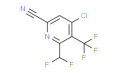 AM38222 | 1805361-20-9 | 4-Chloro-6-cyano-2-(difluoromethyl)-3-(trifluoromethyl)pyridine