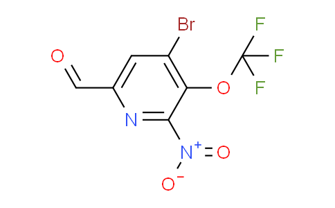 AM38223 | 1804002-81-0 | 4-Bromo-2-nitro-3-(trifluoromethoxy)pyridine-6-carboxaldehyde