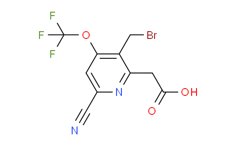 AM38225 | 1804787-79-8 | 3-(Bromomethyl)-6-cyano-4-(trifluoromethoxy)pyridine-2-acetic acid