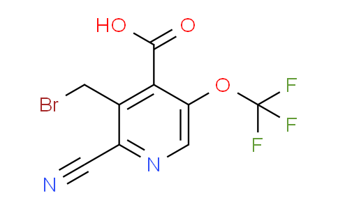 AM38241 | 1804737-34-5 | 3-(Bromomethyl)-2-cyano-5-(trifluoromethoxy)pyridine-4-carboxylic acid