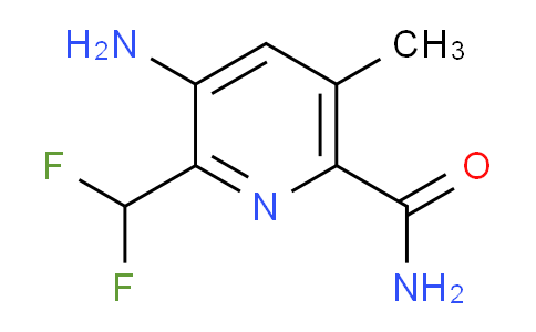 3-Amino-2-(difluoromethyl)-5-methylpyridine-6-carboxamide