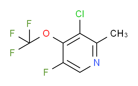 3-Chloro-5-fluoro-2-methyl-4-(trifluoromethoxy)pyridine
