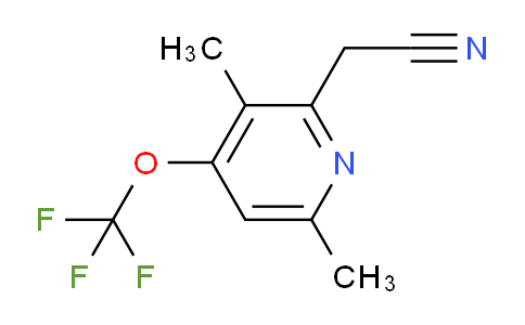 AM38253 | 1804529-61-0 | 3,6-Dimethyl-4-(trifluoromethoxy)pyridine-2-acetonitrile