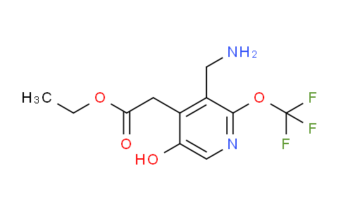 AM38256 | 1806133-63-0 | Ethyl 3-(aminomethyl)-5-hydroxy-2-(trifluoromethoxy)pyridine-4-acetate