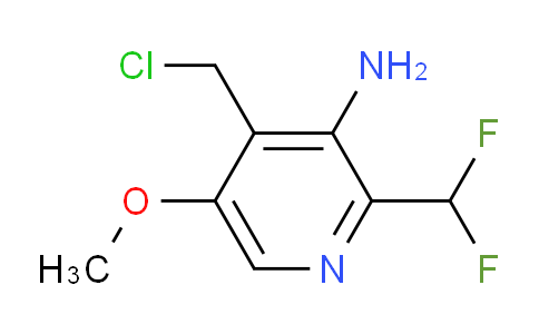 AM38272 | 1805368-94-8 | 3-Amino-4-(chloromethyl)-2-(difluoromethyl)-5-methoxypyridine