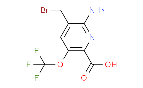 2-Amino-3-(bromomethyl)-5-(trifluoromethoxy)pyridine-6-carboxylic acid