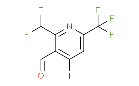 2-(Difluoromethyl)-4-iodo-6-(trifluoromethyl)pyridine-3-carboxaldehyde