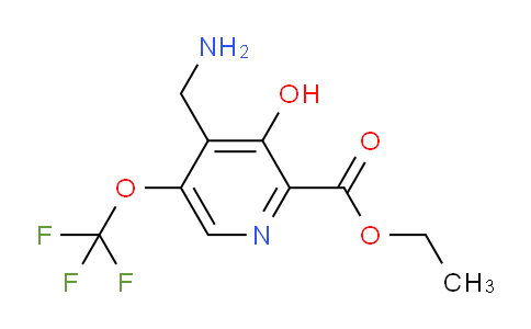 Ethyl 4-(aminomethyl)-3-hydroxy-5-(trifluoromethoxy)pyridine-2-carboxylate