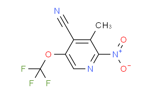 4-Cyano-3-methyl-2-nitro-5-(trifluoromethoxy)pyridine