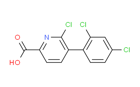 6-Chloro-5-(2,4-dichlorophenyl)picolinic acid